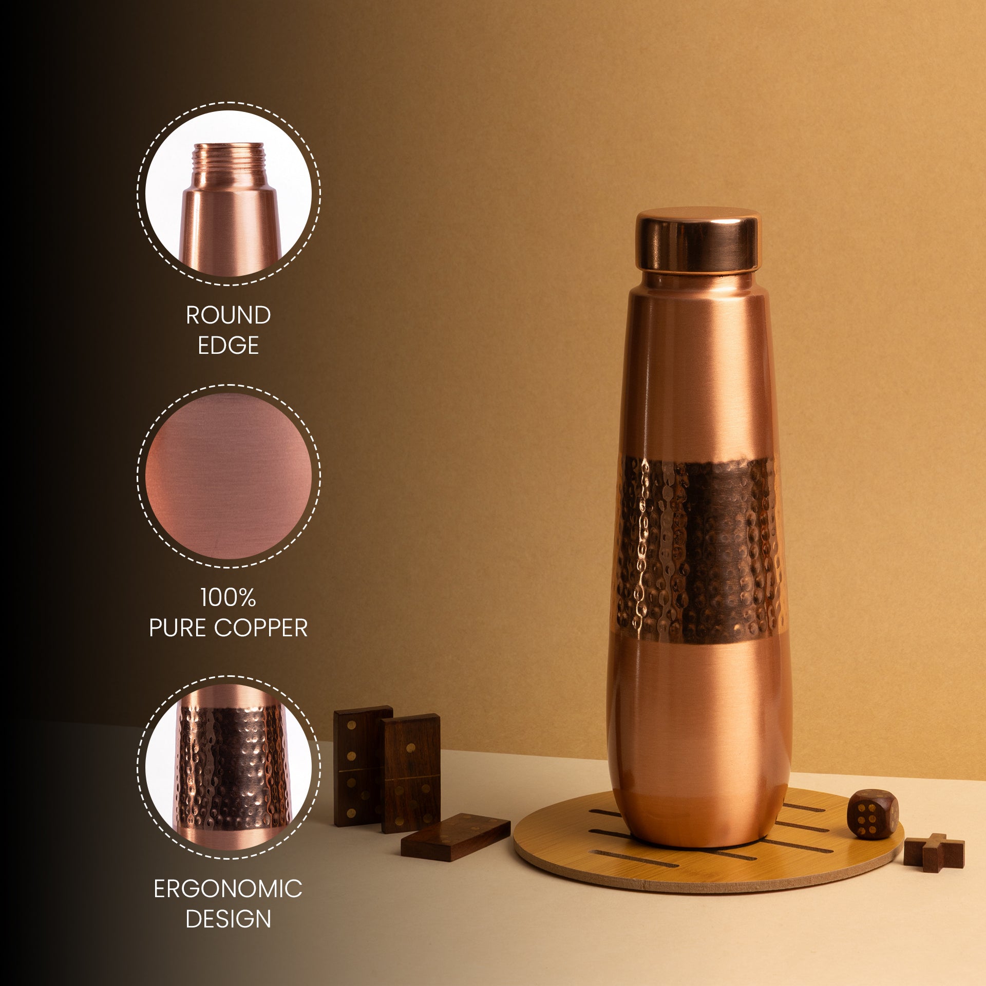 DUAL TEXTURED HAMMERED | 900 ML