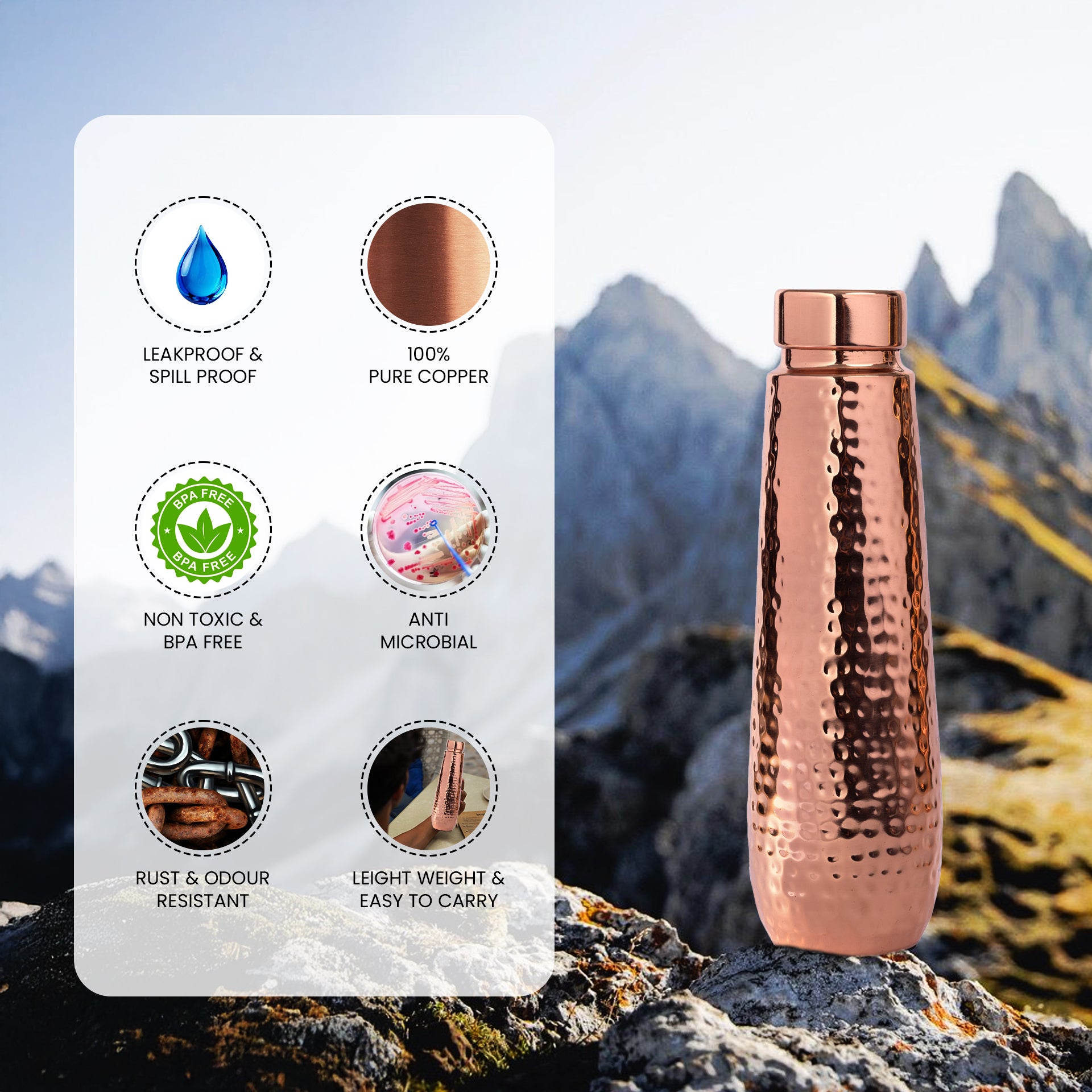 HAMMERED FINISH| 900 ML