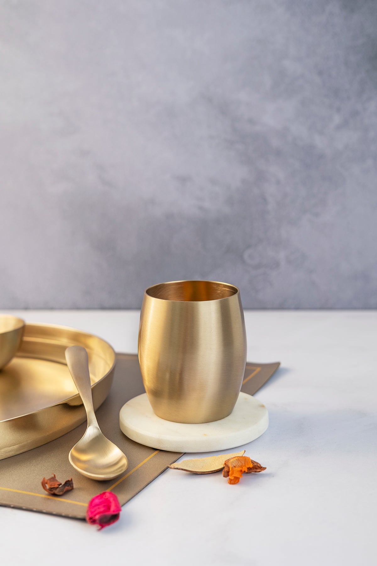 Pure Kansa Thali Set (5 Pieces)