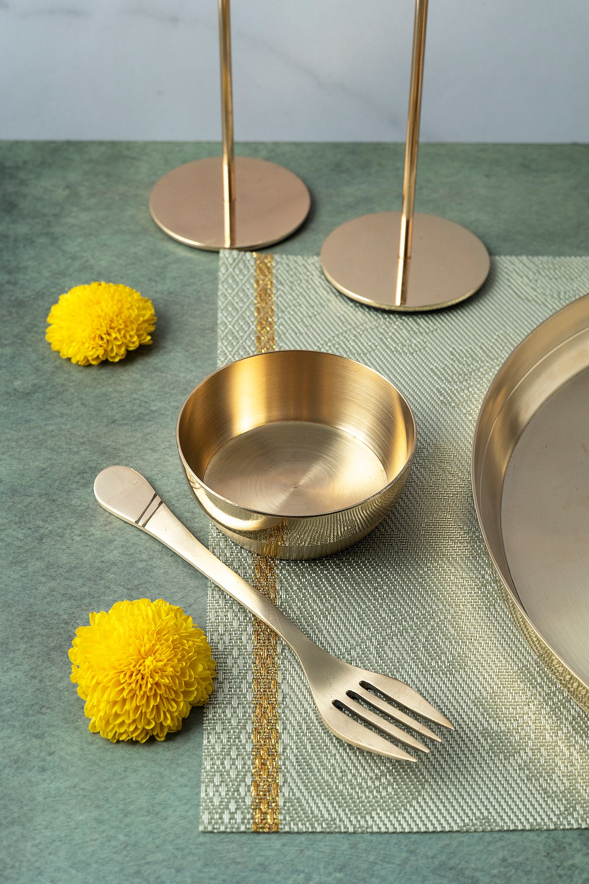 Aavya Pure Kansa Thali Set (7 Pieces)