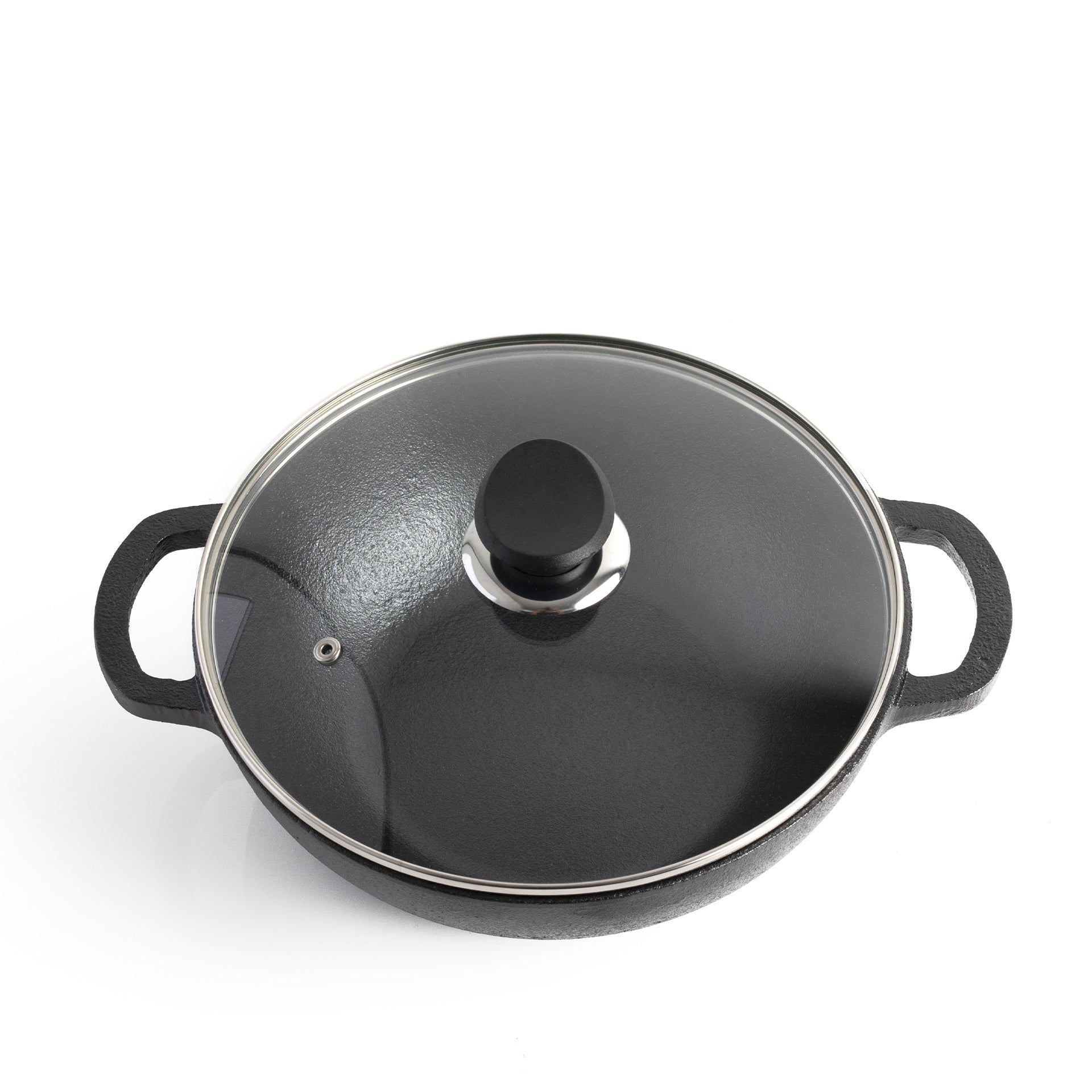 Cast Iron Kadai With Lid