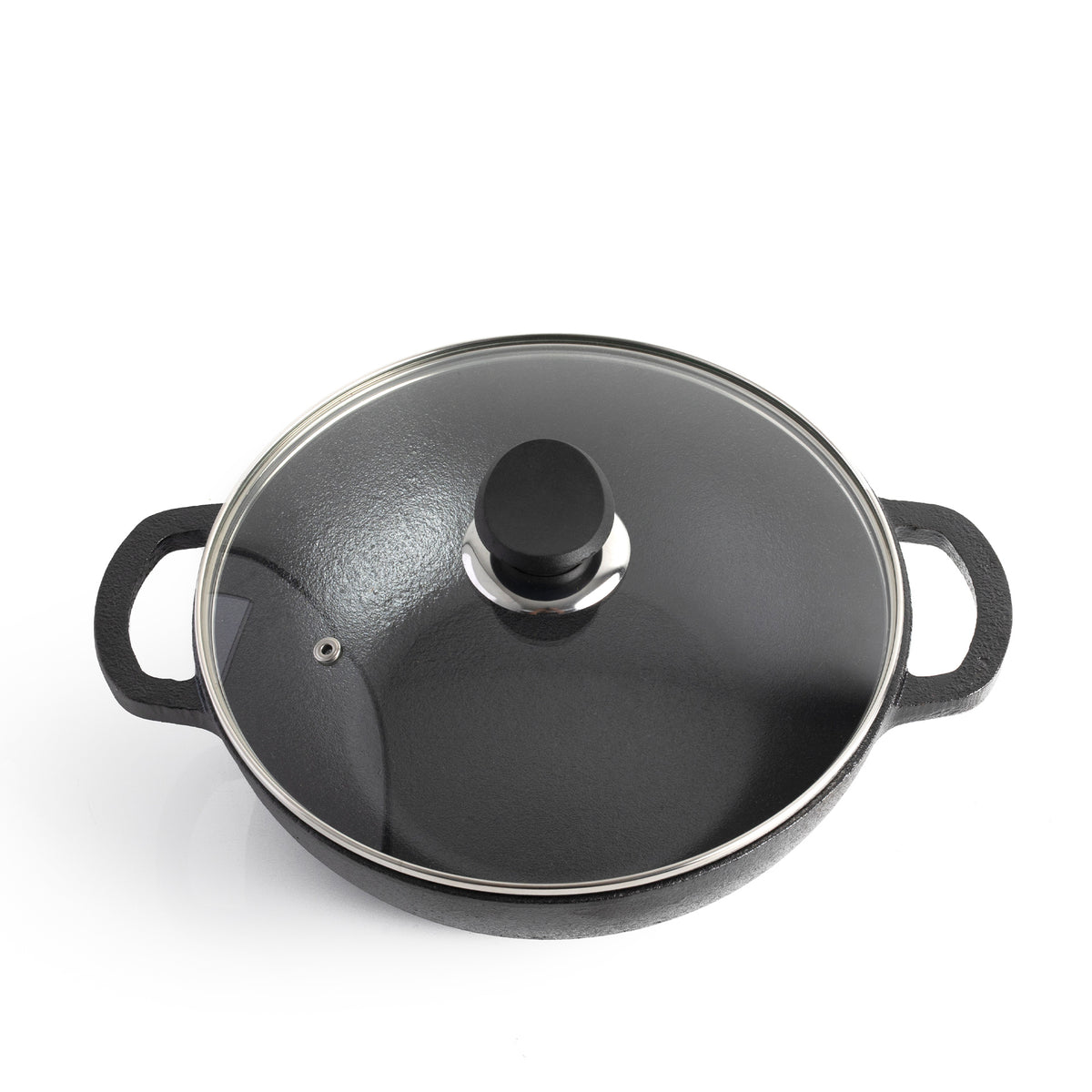 Cast Iron Kadai With Lid