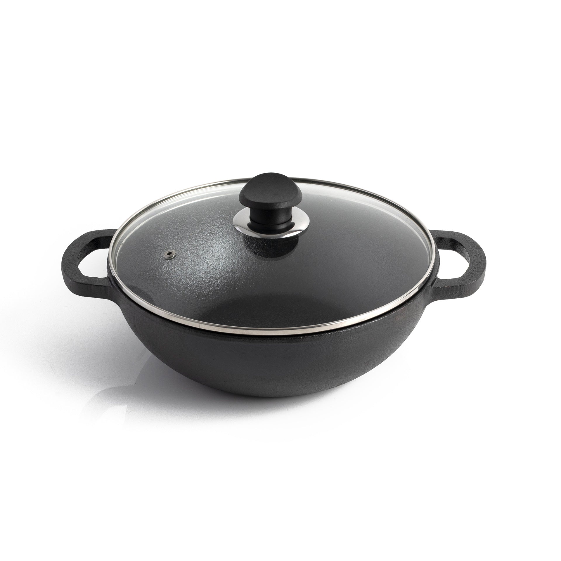 Cast Iron Kadai With Lid