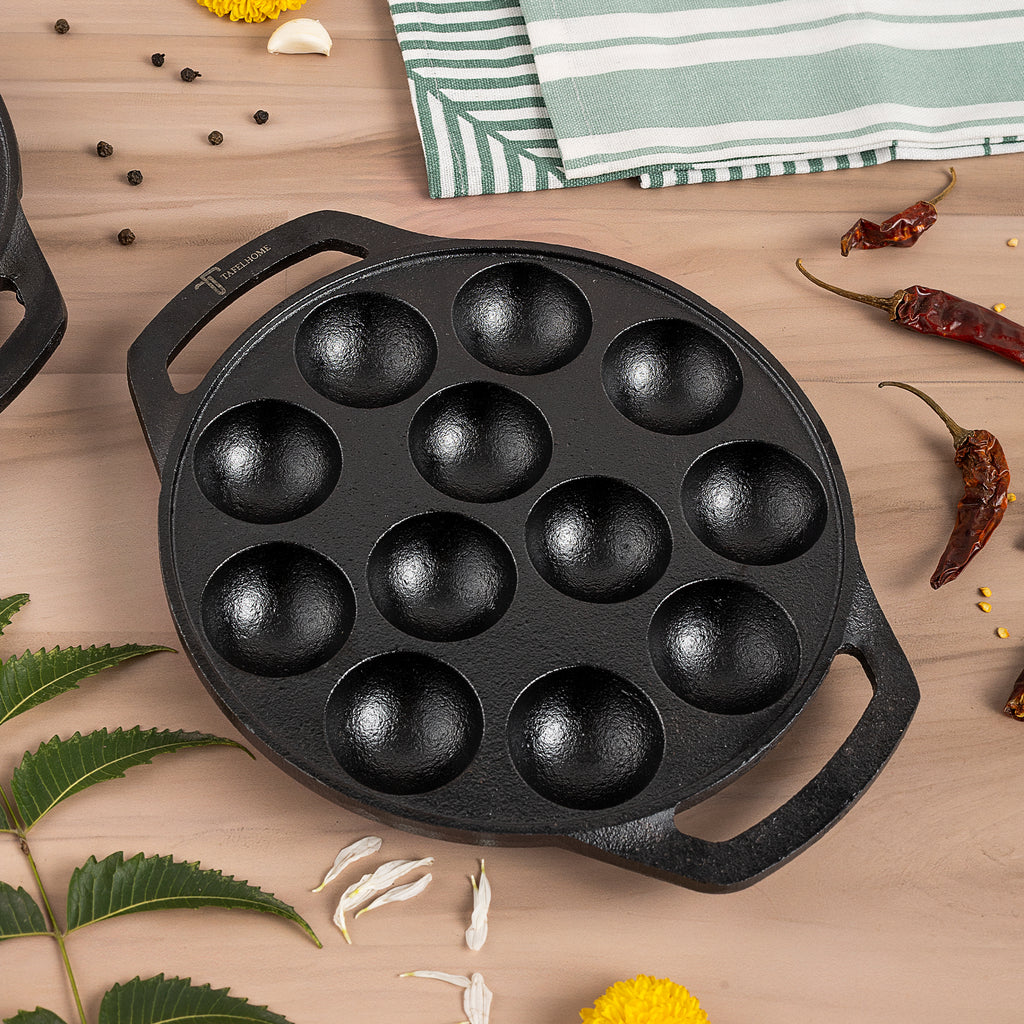 Cast Iron Cookware Appam Patra