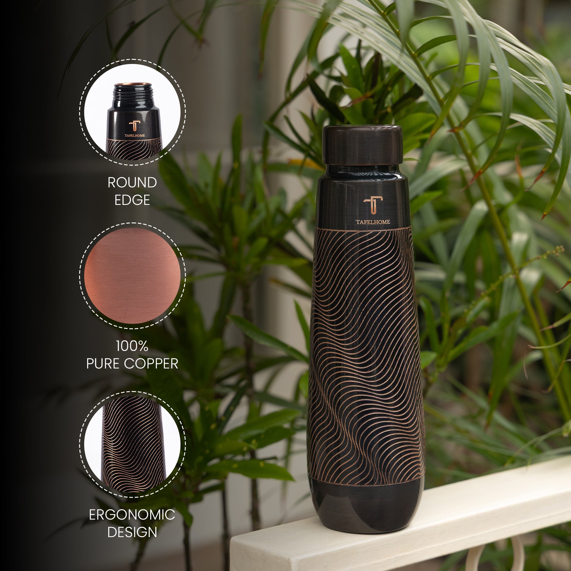 MATTE BLACK SWIRL | 900 ML