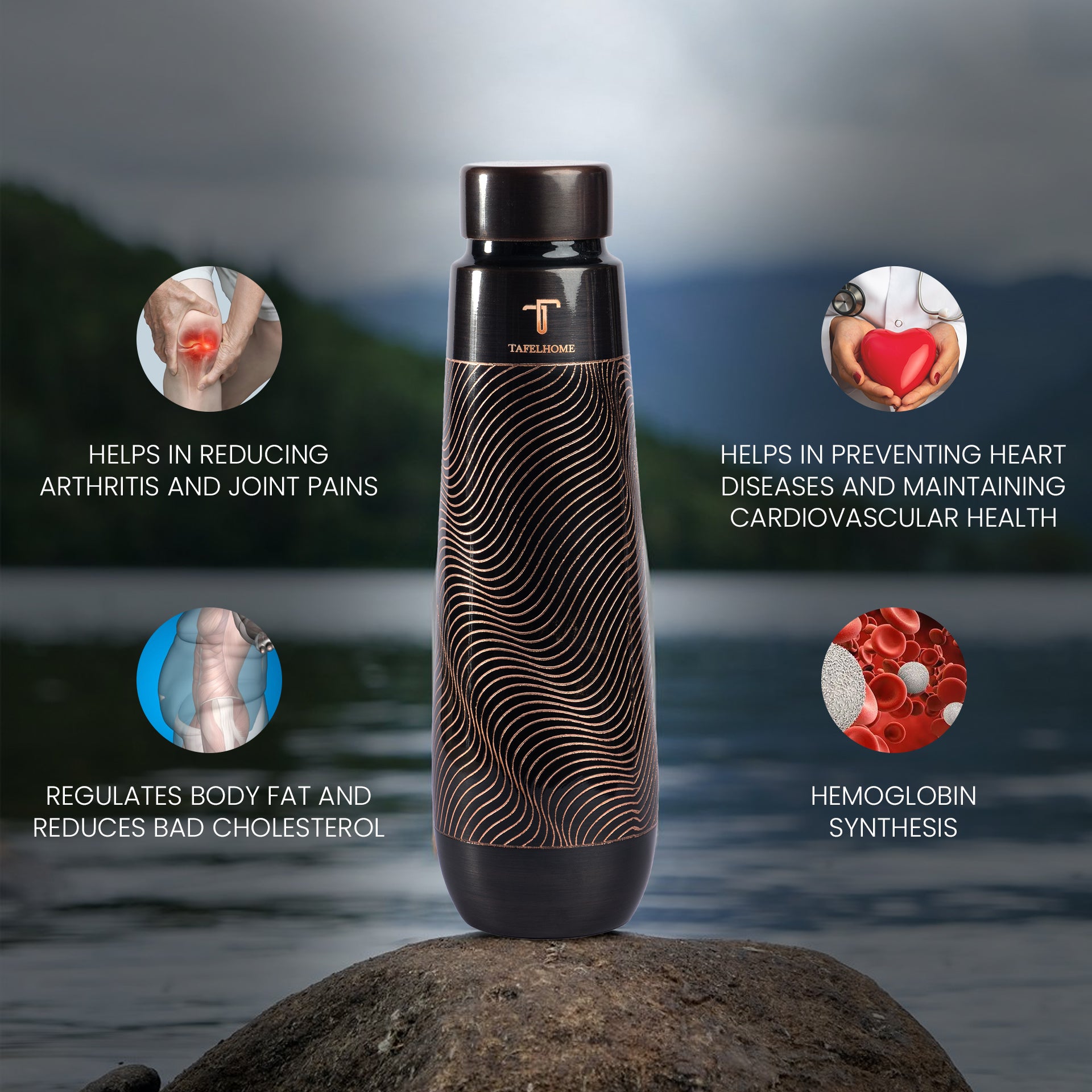 MATTE BLACK SWIRL | 900 ML