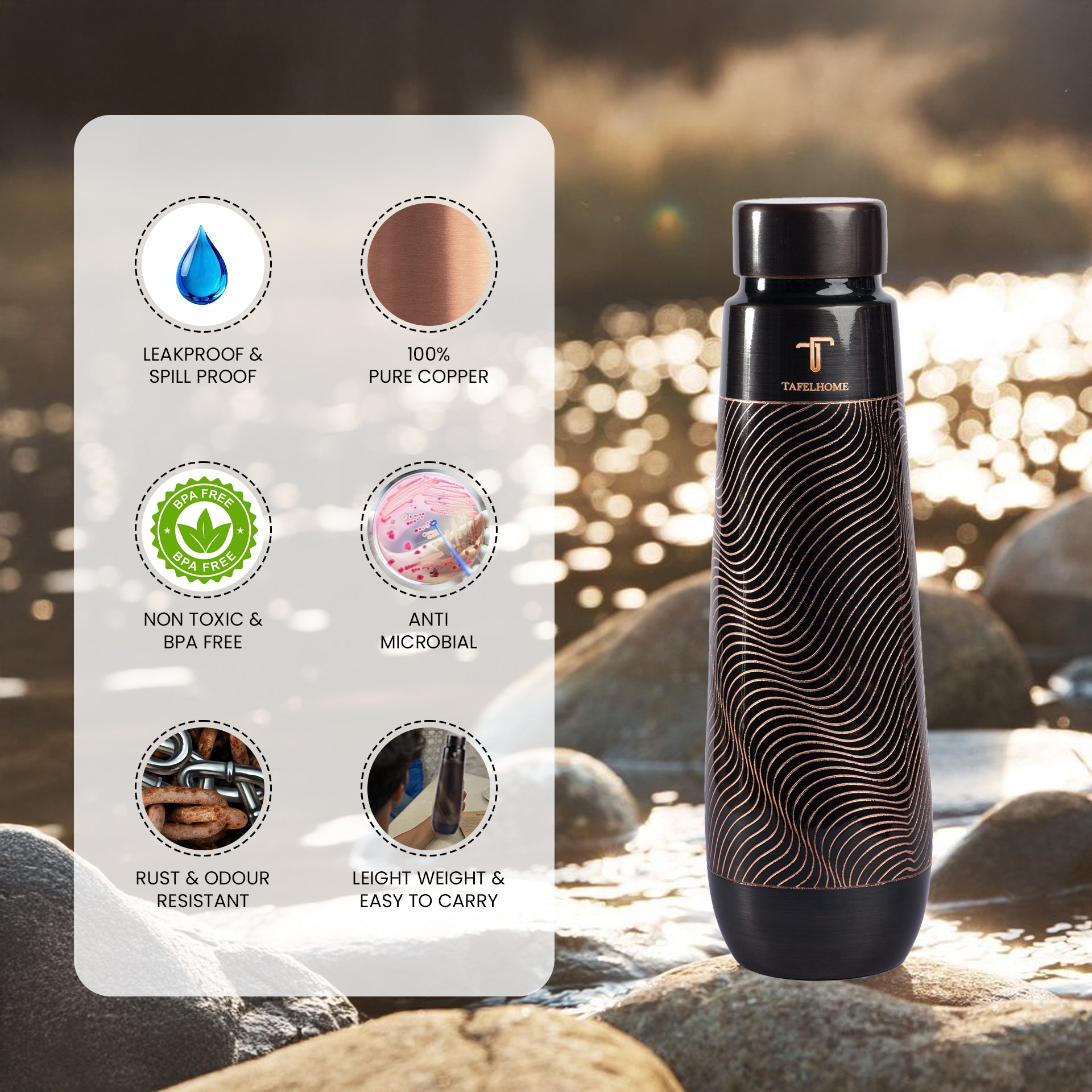 MATTE BLACK SWIRL | 900 ML