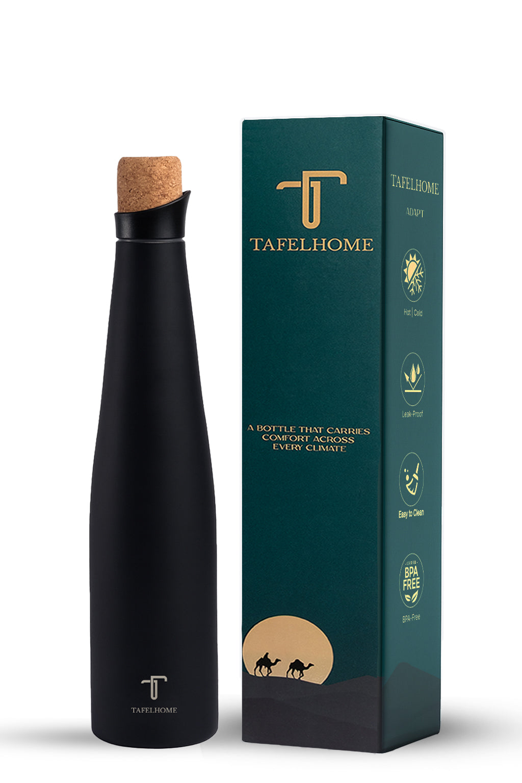 Black finish Adapt Bottle 