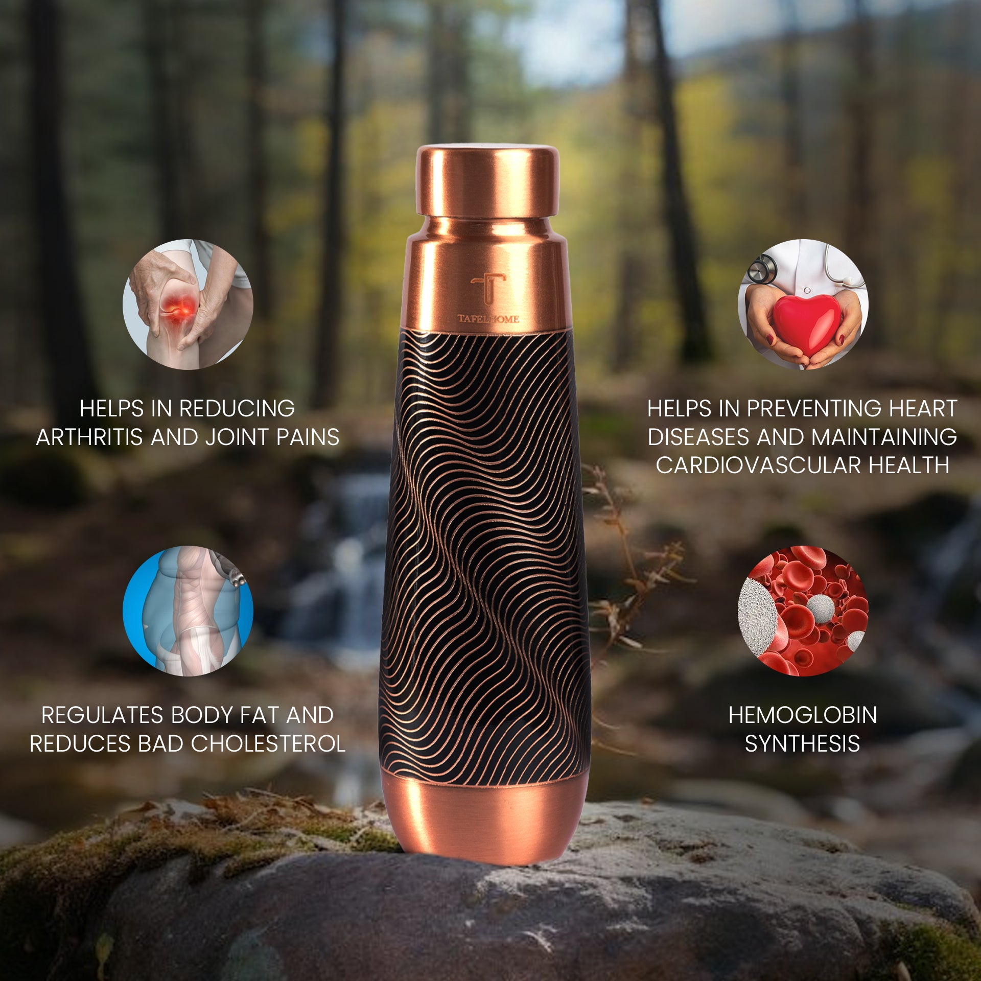 COPPER / BLACK SWIRL ETCHED | 900 ML