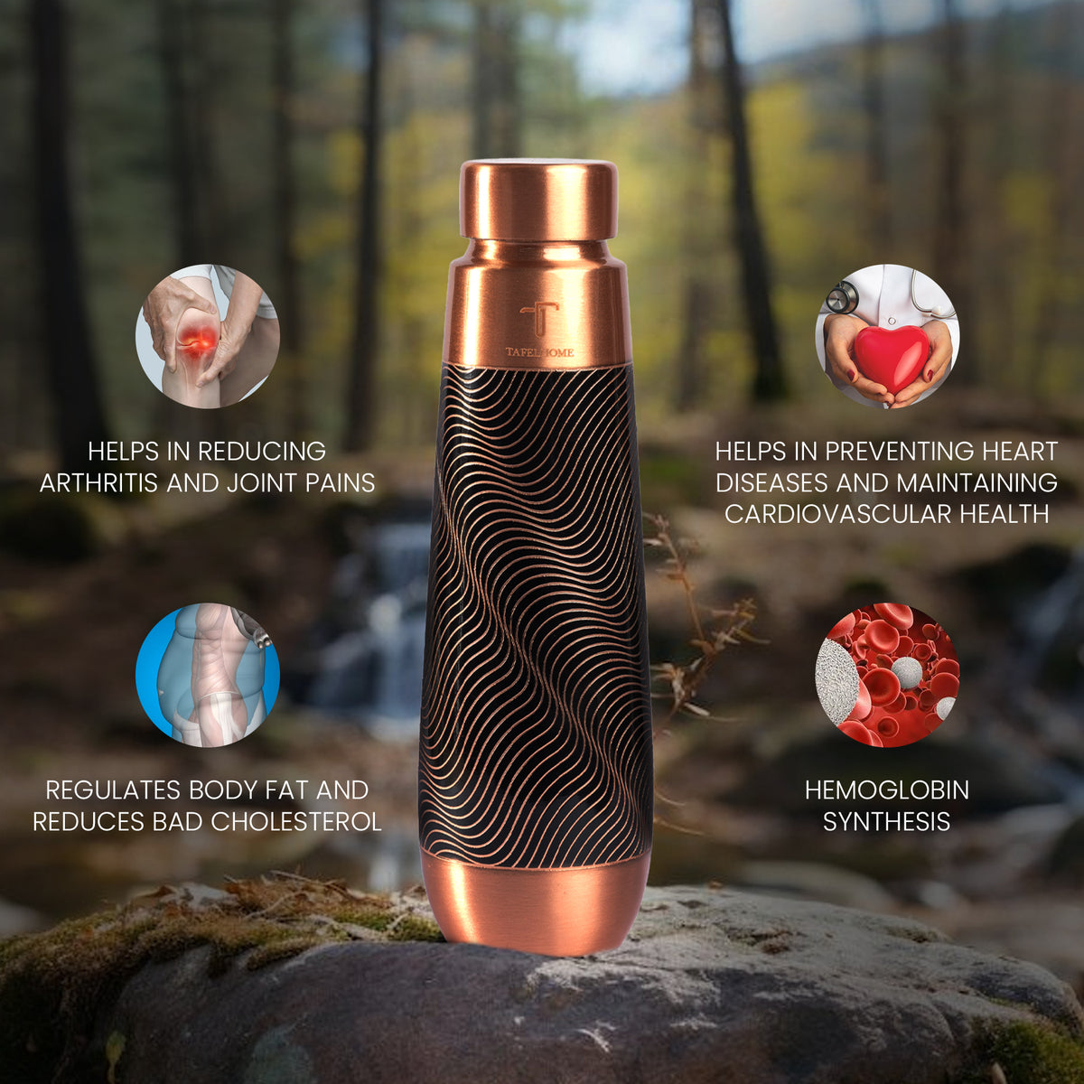 COPPER / BLACK SWIRL ETCHED | 900 ML